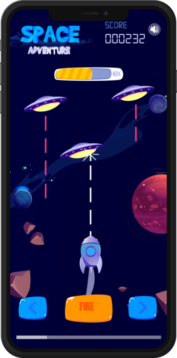 Playable ad mockup